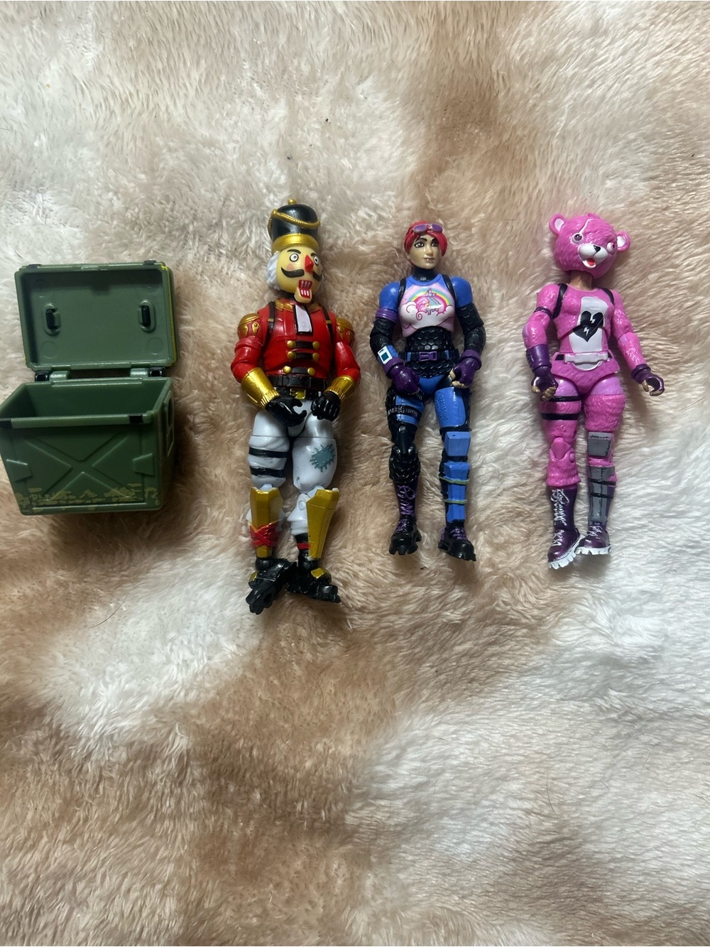 Jazwares Fortnite Cuddle, Crackshot, Brite Bomber & Loot Battle Box Figures